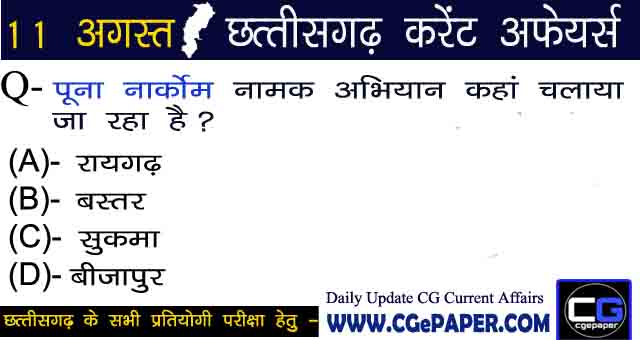 CG Current Affairs 2021 in Hindi PDF