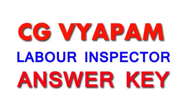 Labour Inspector Answer Key